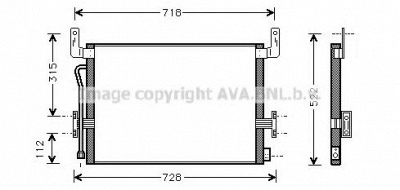AVA QUALITY COOLING re5013 -  Конденсатор, кондиционер